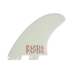 FCS 2 Panda Twinzer Performance Glass Twin + Stabilizer Fins (S-M) White