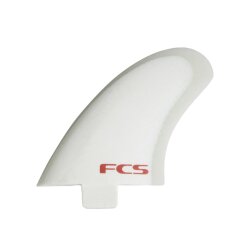 FCS 2 Panda Twinzer Performance Glass Twin + Stabilizer Fins (S-M) White