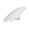 FCS 2 Panda Keel Performance Glass Twin Fins (M-L) White
