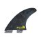 FCS 2 Al Merrick Performance GlassTri Fins (M)  Black/Acid