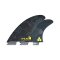 FCS 2 Al Merrick Performance GlassTri Fins (L)  Black/Acid