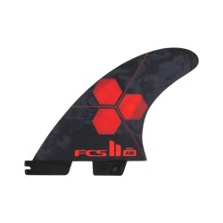 FCS 2 Al Merrick Performance Core Tri Fins (S) Red