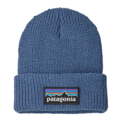 Patagonia Baby Logo Beanie P-6 Logo: Barnacle Blue