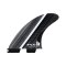 FCS 2 Mick Fanning Glass Fiber Fusion Tri Fin Set (L) Smoke/White