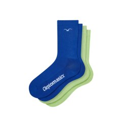Cleptomanicx Socken Ligull 2 Pack Blue Quartz/ Nile Green