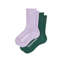 Cleptomanicx Socken Ligull 2 Pack Mountain View/ Lavender