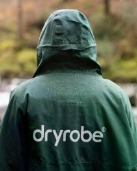 DRYROBE Regen-Poncho wasserdicht Grün unisize