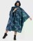 DRYROBE Regen-Poncho wasserdicht Blau Camo unisize