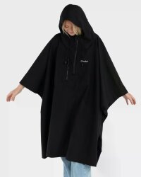 DRYROBE Regen-Poncho wasserdicht Schwarz unisize
