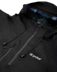 DRYROBE Regen-Poncho wasserdicht Schwarz unisize