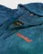 DRYROBE Fullzip Handtuchmantel Baumwolle Blau L