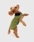 DRYROBE Dog Coat Hundemantel Dunkelgrün Schwarz XS