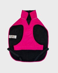 DRYROBE Dog Coat Hundemantel Pink Schwarz L