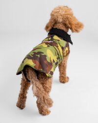 DRYROBE Dog Coat Hundemantel Grün Camo S