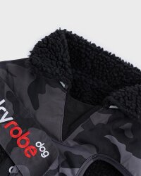 DRYROBE Dog Coat Hundemantel Schwarz Camo XL