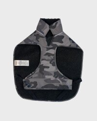 DRYROBE Dog Coat Hundemantel Schwarz Camo XL