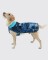 DRYROBE Dog Coat Hundemantel Blau Camo XXL