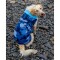 DRYROBE Dog Coat Hundemantel Blau Camo XXL