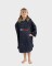DRYROBE Handtuchmantel Bio KIDS Navy 5-9