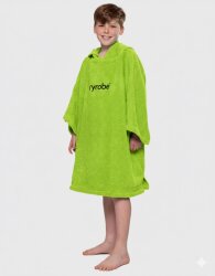 DRYROBE Handtuchmantel Bio KIDS Lime Grün 10-13