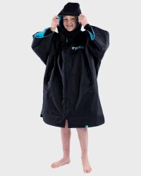 DRYROBE Advance Short Sleeve KIDS Schwarz Blau 5-9