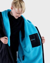 DRYROBE Advance Short Sleeve KIDS Schwarz Blau 5-9