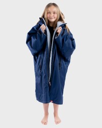 DRYROBE Advance Long Sleeve KIDS Navy Grau 10-13