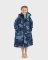 DRYROBE Advance Long Sleeve KIDS Camo Blau 5-9