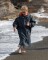 DRYROBE Advance Long Sleeve KIDS Grau Orange 10-13
