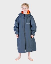 DRYROBE Advance Long Sleeve KIDS Grau Orange 5-9
