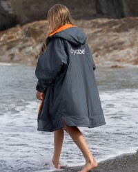 DRYROBE Advance Long Sleeve KIDS Grau Orange 5-9