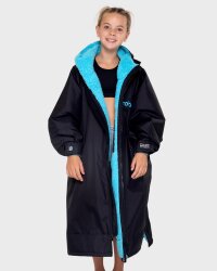 DRYROBE Advance Long Sleeve KIDS SchwarzBlau 10-13