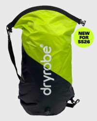 DRYROBE wasserdichter Packsack Drybag Schwarz Lime