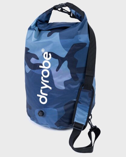DRYROBE wasserdichter Packsack Drybag Blau Camo