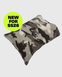 DRYROBE Kissenbezug Sand Camo Schwarz