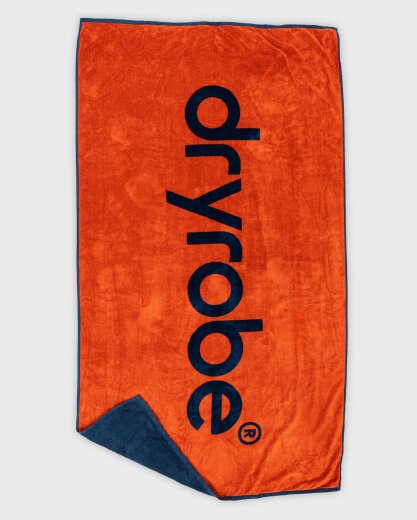 DRYROBE Strand Handtuch Orange Blau