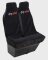 DRYROBE Auto Sitzbezug Doppelsitz Schwarz Schwarz