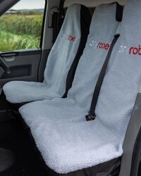 DRYROBE Auto Sitzbezug Doppelsitz Schwarz Grau