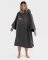 DRYROBE Handtuchmantel Bio-Baumwolle Grau M