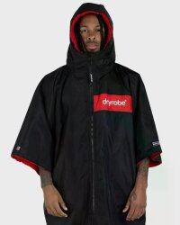DRYROBE Advance Short Sleeve Schwarz Rot M