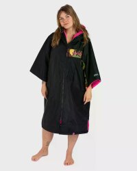 DRYROBE Advance Short Sleeve Schwarz Camo Pink L
