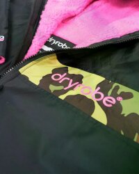DRYROBE Advance Short Sleeve Schwarz Camo Pink L