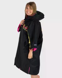 DRYROBE Advance Short Sleeve Schwarz Camo Pink  M