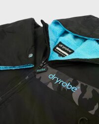 DRYROBE Advance Short Sleeve Schwarz Camo Blau L