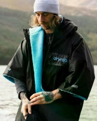 DRYROBE Advance Short Sleeve Schwarz Camo Blau S