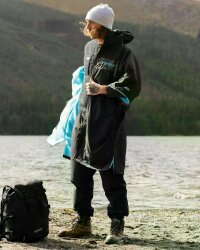 DRYROBE Advance Short Sleeve Schwarz Camo Blau S