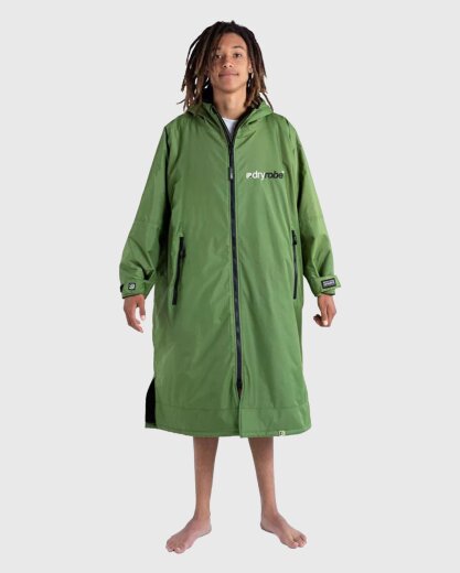 DRYROBE Advance Long Sleeve Dunkelgrün Schwarz L