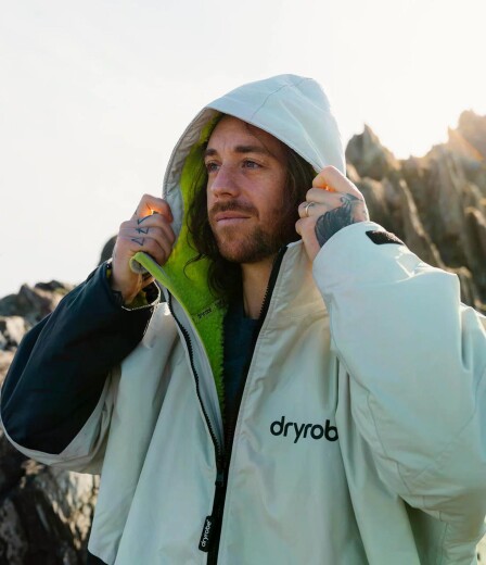 DRYROBE Advance Long Sleeve Antrazit Lime XL
