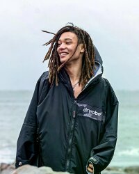 DRYROBE Advance Long Sleeve Schwarz Grau S REMIX C