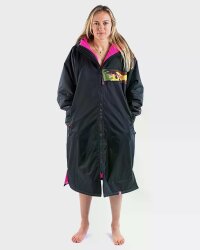 DRYROBE Advance Long Sleeve Schwarz Pink Camo M